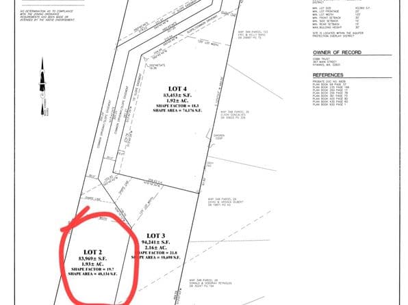 93 Oakmont Drive Lot #2, Yarmouth Pt