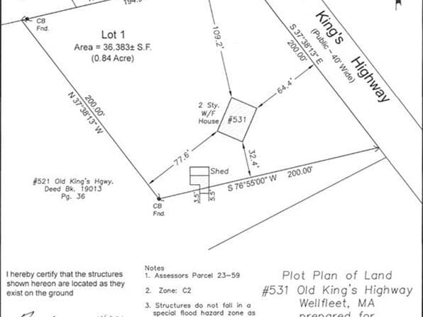 531 Old Kings Hwy, Wellfleet